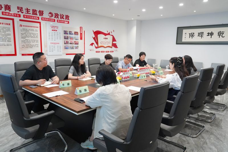 接待团省委、团市委向导莅临幸运彩环保调研考察